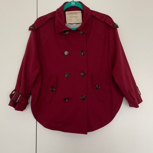 Double Breasted “Poncho” Jacket